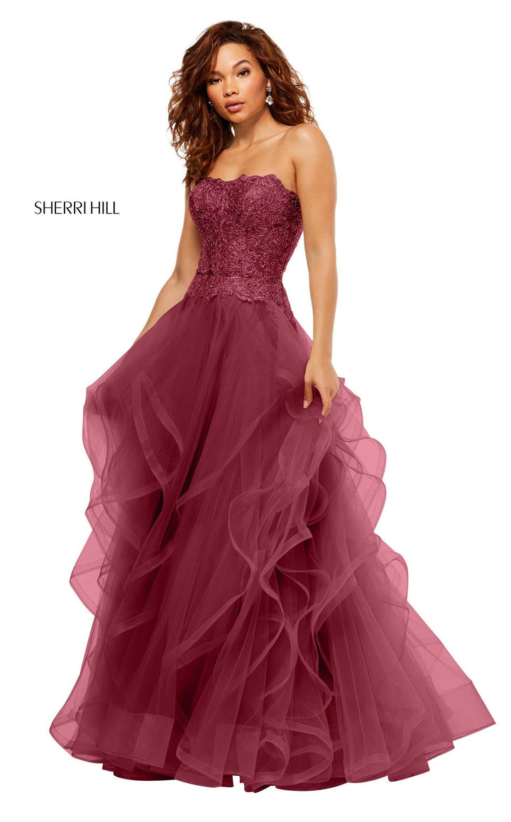 Sherri Hill 52504 Wine
