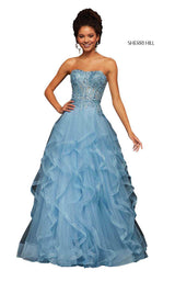 Sherri Hill 52504 Light Blue