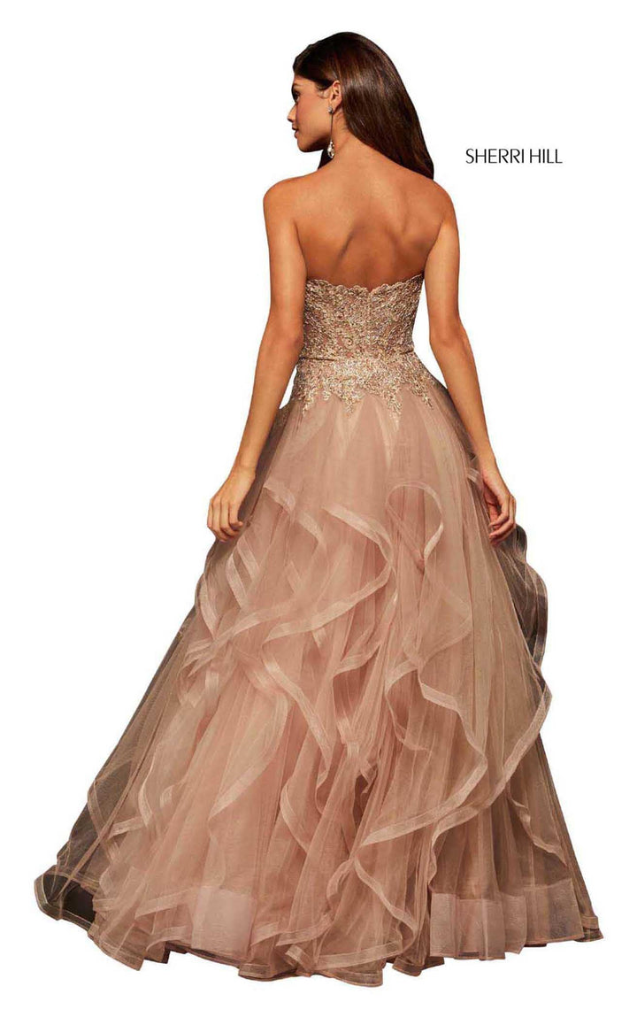 Sherri Hill 52504 Rose Gold