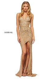 Sherri Hill 52515 Light Gold