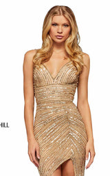 Sherri Hill 52515 Light Gold