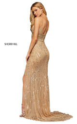Sherri Hill 52515 Light Gold