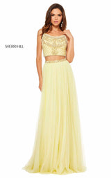 Sherri Hill 52516 Light Yellow