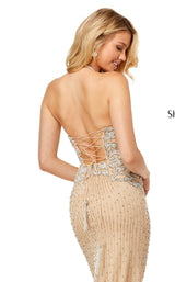 Sherri Hill 52517 Nude/Silver
