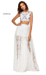 Sherri Hill 52519 Ivory/Pink