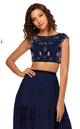 Sherri Hill 52519 Navy-Pink