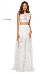 Sherri Hill 52519 Ivory/Pink