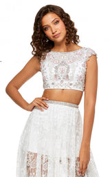 Sherri Hill 52519 Ivory/Pink