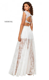 Sherri Hill 52519 Ivory/Pink