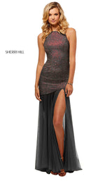 Sherri Hill 52520 Black/Red
