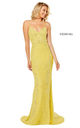 Sherri Hill 52521 Light Yellow