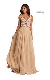 Sherri Hill 52523 Nude Multi