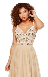Sherri Hill 52523 Nude Multi