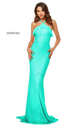 Sherri Hill 52526 Aqua