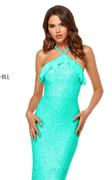 Sherri Hill 52526 Aqua
