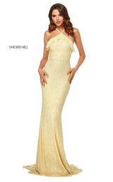 Sherri Hill 52526 Light Yellow