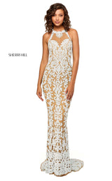 Sherri Hill 52527 Nude/Ivory