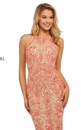 Sherri Hill 52527 Nude-Coral