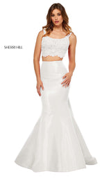 Sherri Hill 52528 Ivory
