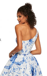 Sherri Hill 52530 Ivory-Blue-Print