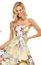 Sherri Hill 52531 Yellow-Print