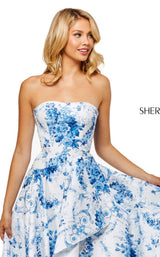 Sherri Hill 52532 Ivory-Blue-Print