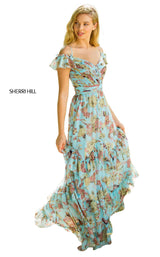 Sherri Hill 52533 Light-Blue-Print
