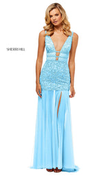 Sherri Hill 52536 Light Blue