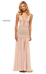 Sherri Hill 52536 Nude