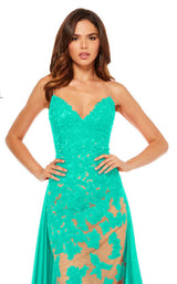 Sherri Hill 52538 Nude/Aqua