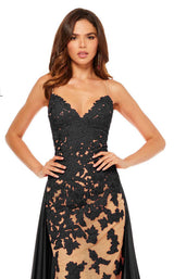 Sherri Hill 52538 Nude-Black