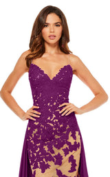 Sherri Hill 52538 Nude-Magenta