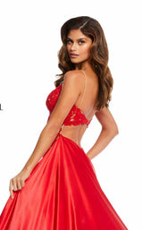 Sherri Hill 52538 Nude/Red