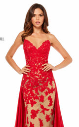 Sherri Hill 52538 Nude/Red