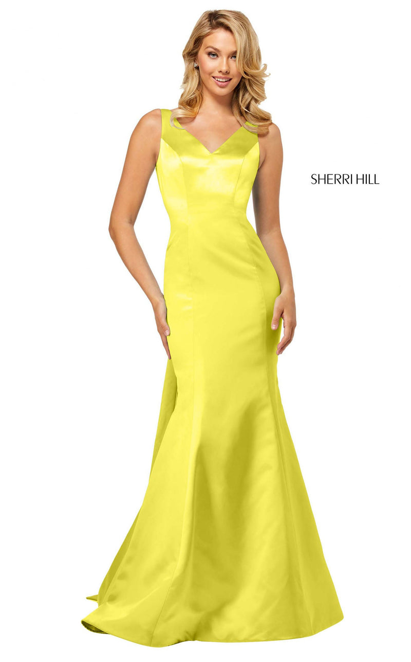 Sherri Hill 52540 Yellow