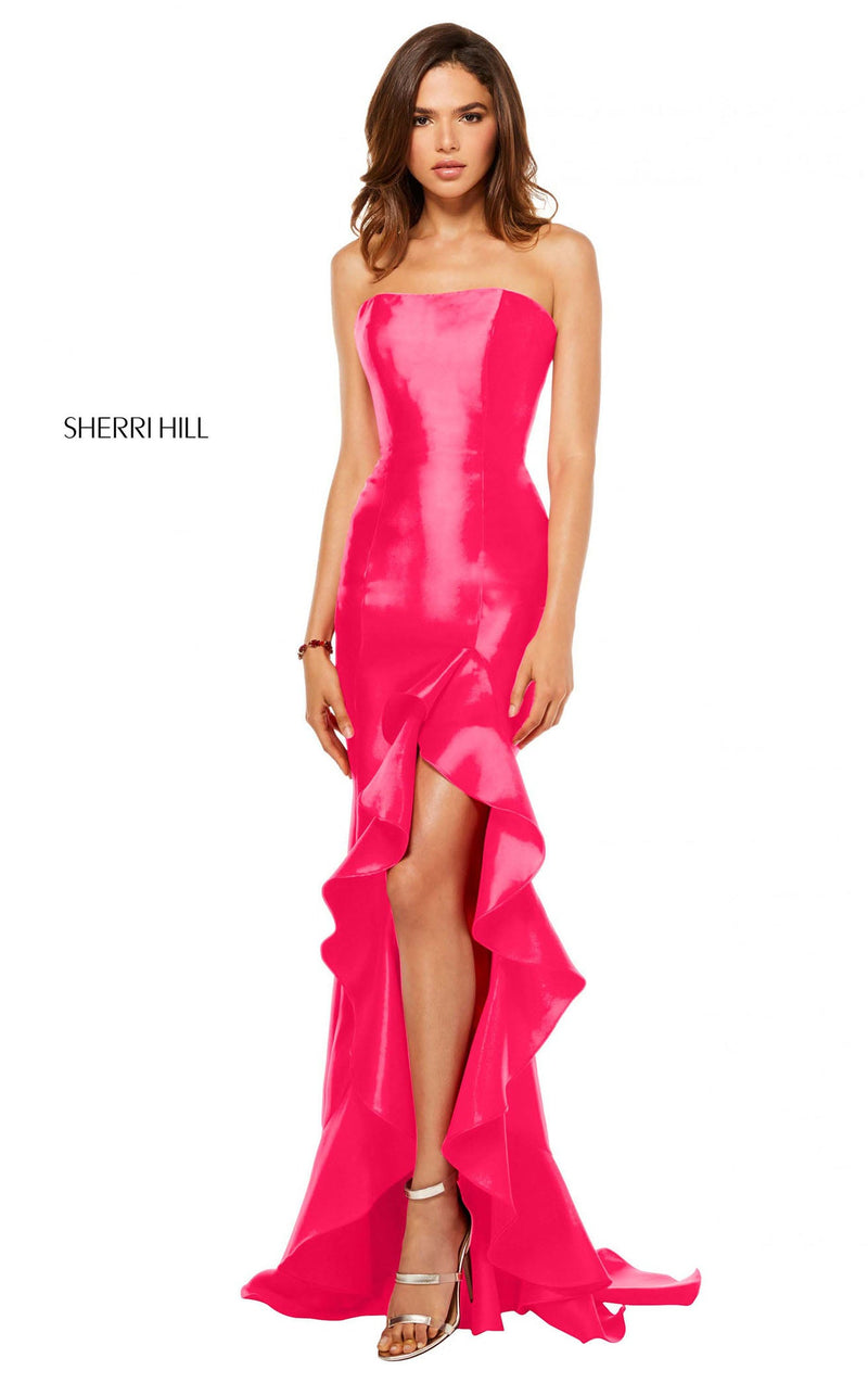 Sherri Hill 52542 Hot Pink