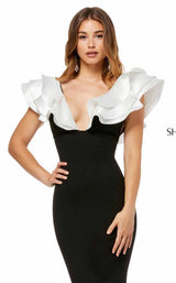 Sherri Hill 52550 Black/Ivory