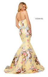 Sherri Hill 52551 Yellow-Print