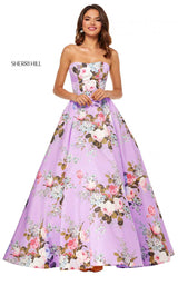 Sherri Hill 52553 Lilac-Print