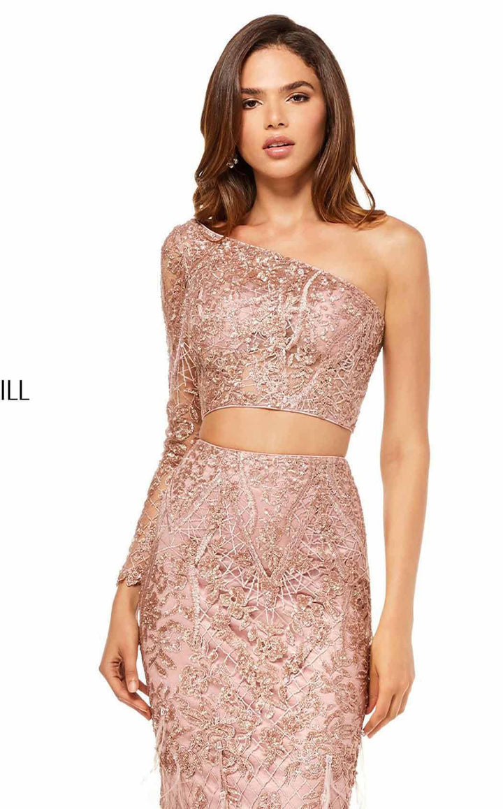 Sherri Hill 52555 Rose Gold