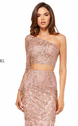 Sherri Hill 52555 Rose Gold