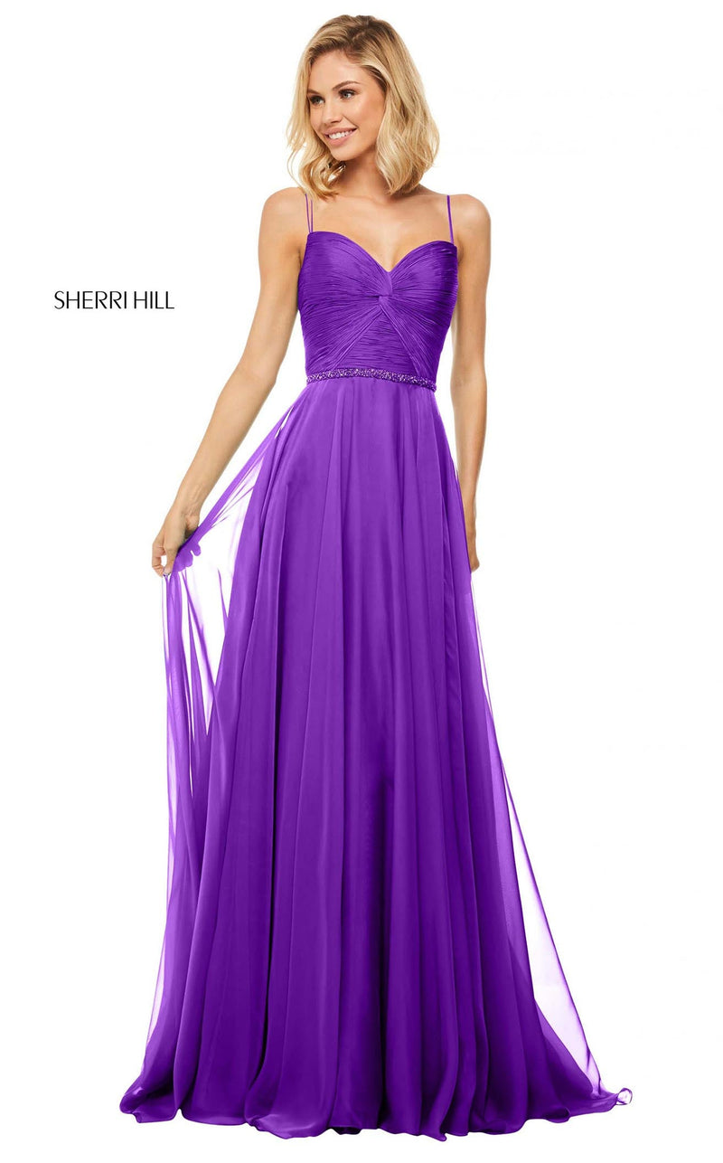 Sherri Hill 52557 Purple