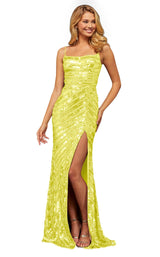 Sherri Hill 52558 Light Yellow