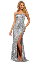 Sherri Hill 52558 Silver