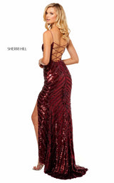 Sherri Hill 52558 Burgundy