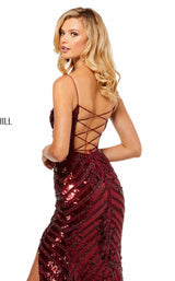 Sherri Hill 52558 Burgundy