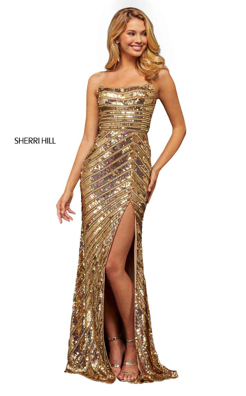 Sherri Hill 52558 Gold