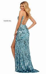 Sherri Hill 52558 Light Blue