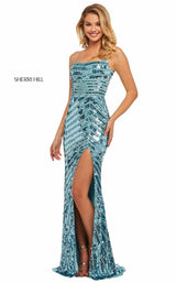 Sherri Hill 52558 Light Blue