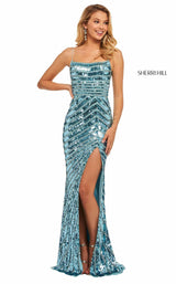 Sherri Hill 52558 Light Blue